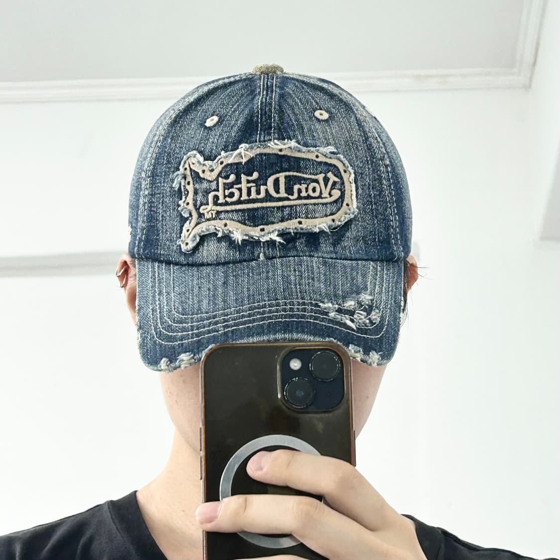 본더치 데미지 데님 볼캡 상품이미지2
