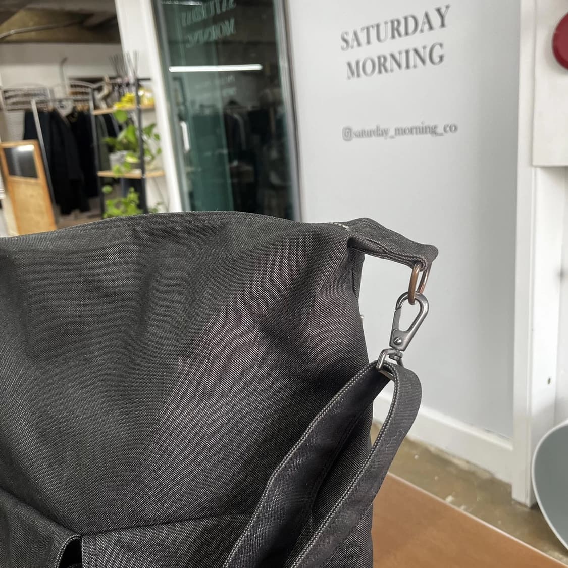 포터 스모키 투웨이 숄더백 블랙 데님 상품이미지3
