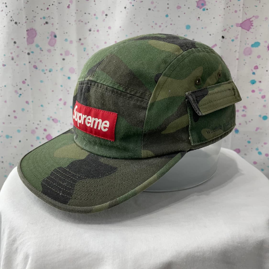 슈프림 밀리터리 패턴 캠프캡 상품이미지2