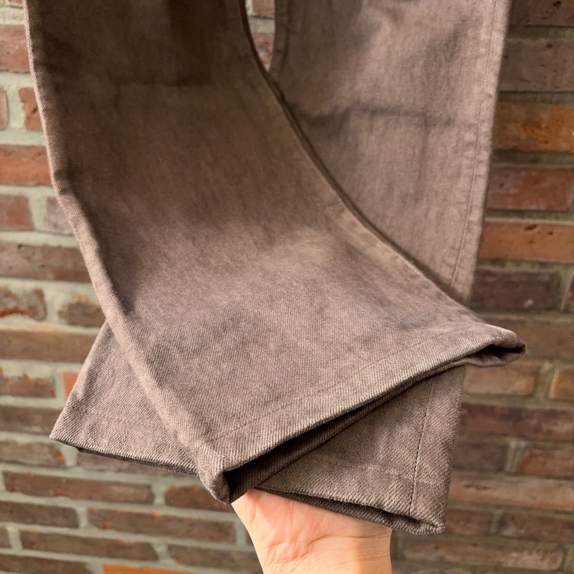 더블탭스 WTAPS 브라운 데님 트라우저 상품이미지5