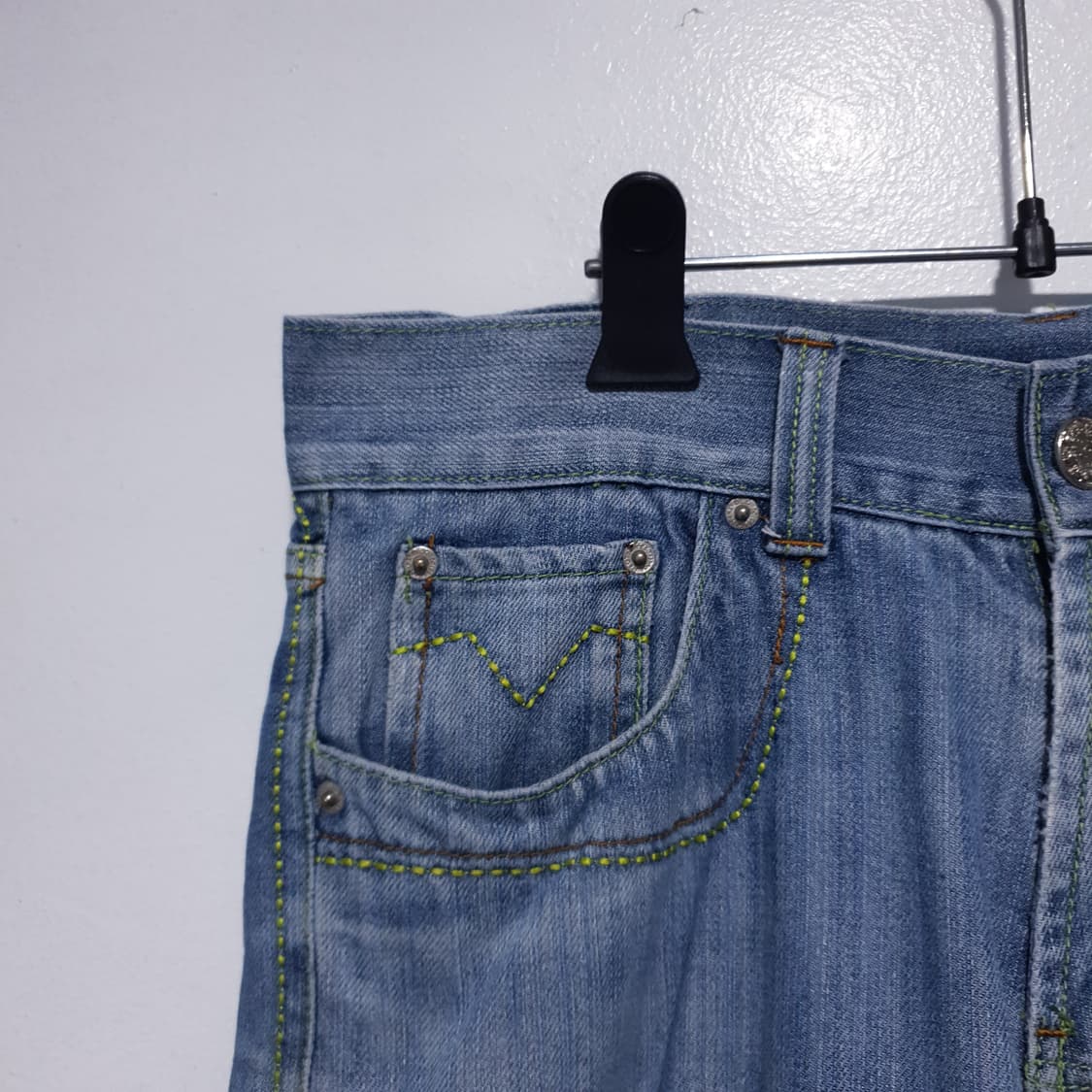 돌체앤가바나 드래곤 용 자수 DG 실버 플레이트 워싱 데님 팬츠 청바지 상품이미지6