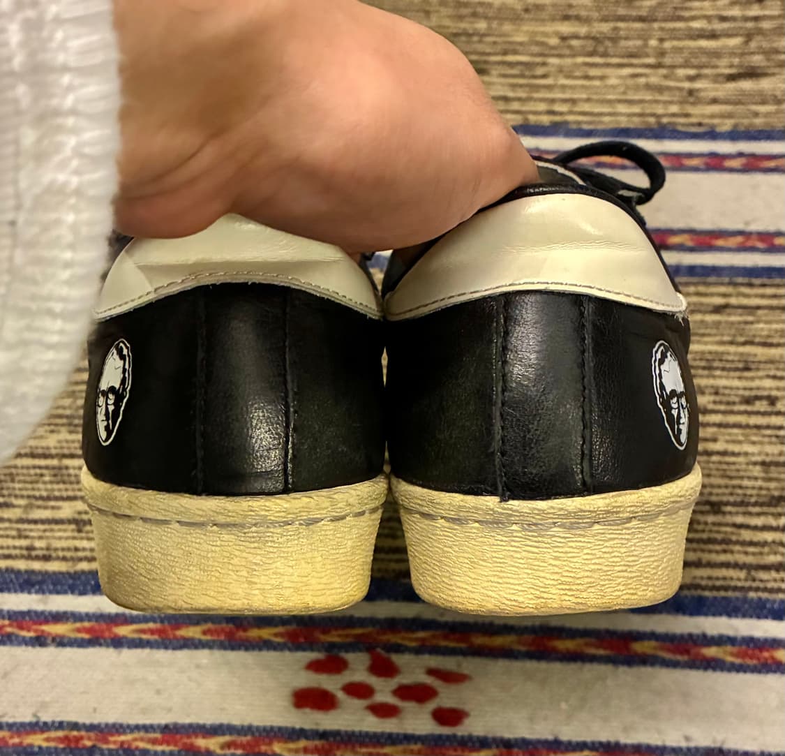 (260)아디다스 컨소시엄 10th 빈티지 슈퍼스타 스니커즈 블랙  상품이미지7