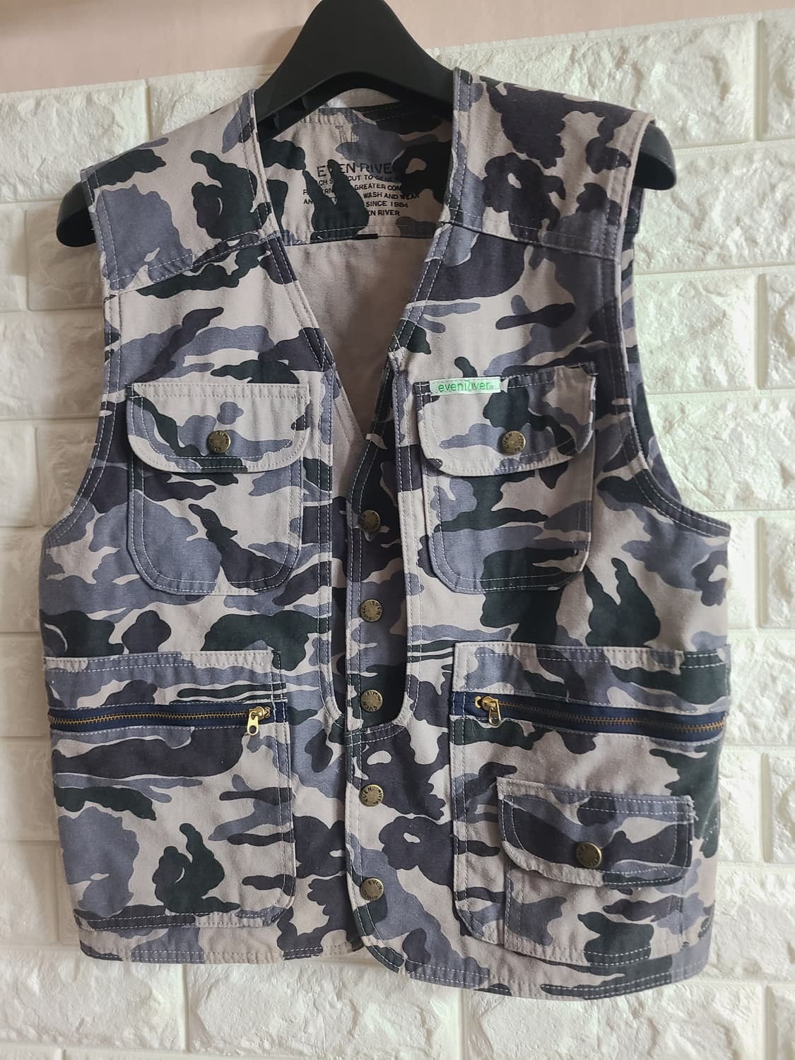 EVEN RIVER 카모플라쥬 면조끼(55) 상품이미지1