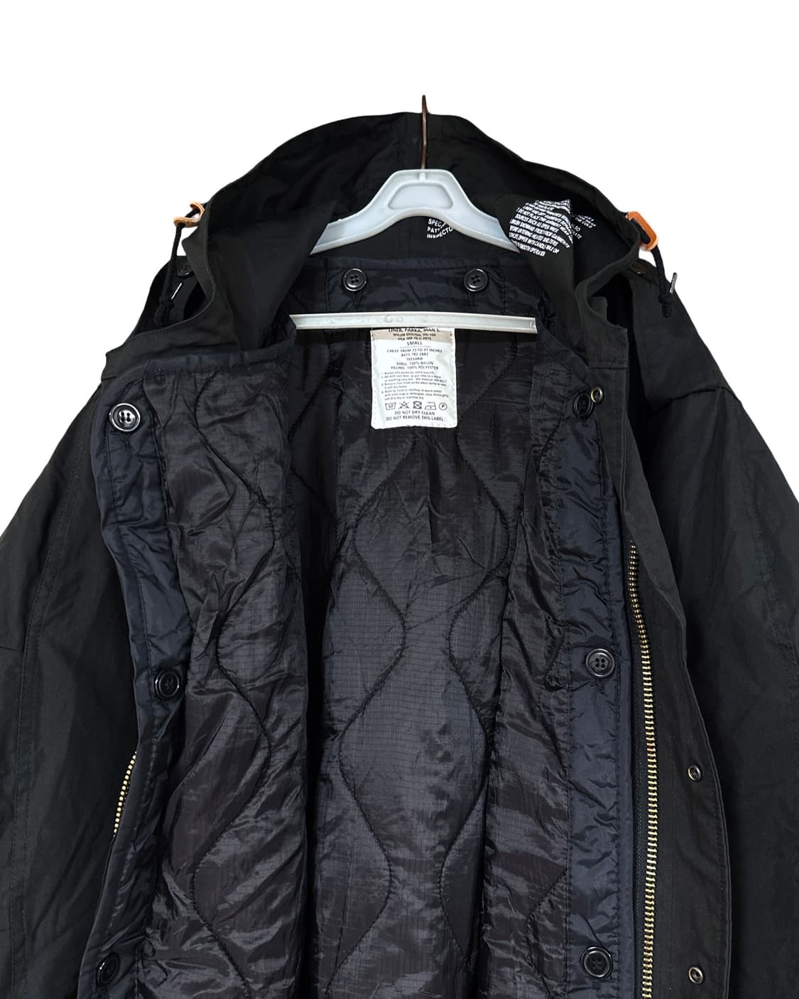 밀텍 M-51 블랙 야상 점퍼 상품이미지5