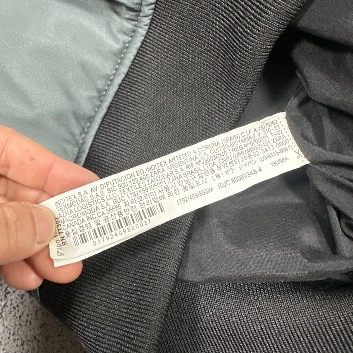 ✨ (바배) 자라맨 스켈레톤 스카쟌 자켓 상품이미지4