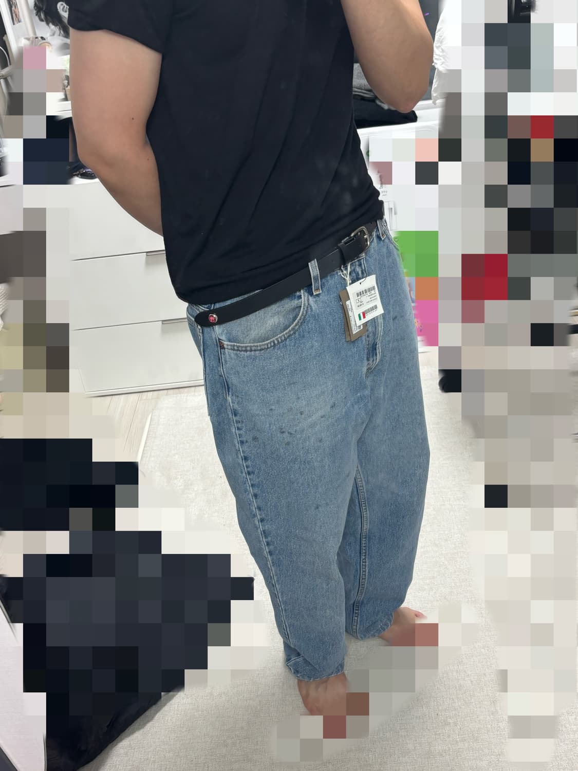 꼼데가르송 옴므 플러스 잼스톤 벨트 (새상품) 사이즈 m 상품이미지9