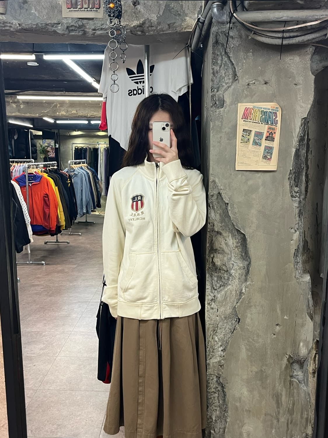 폴로진스 와펜 져지 아이보리 S #csz2180 상품이미지2