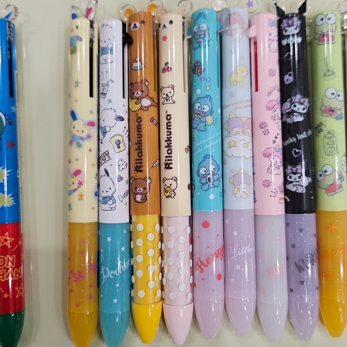 (새상품)다마고치 짱구 키티 우사하나 리락쿠마 한교동 케로피 등등 2색펜 상품이미지4