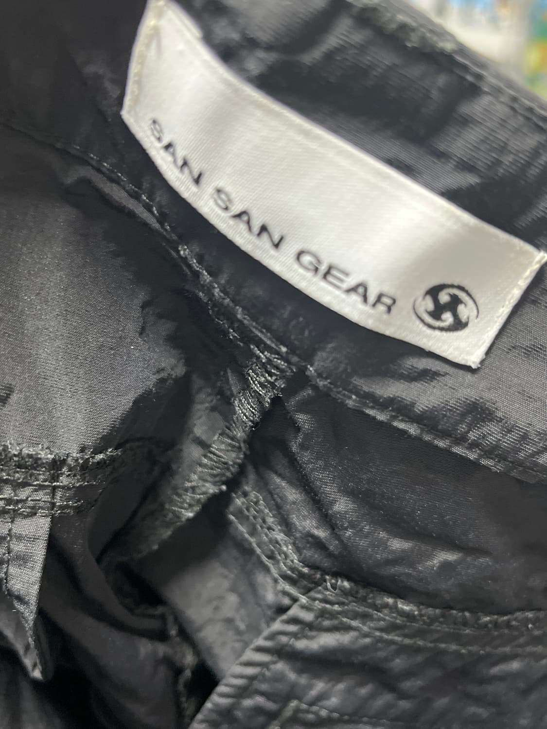 산산기어 사이드 스냅 팬츠 블랙 2 상품이미지2