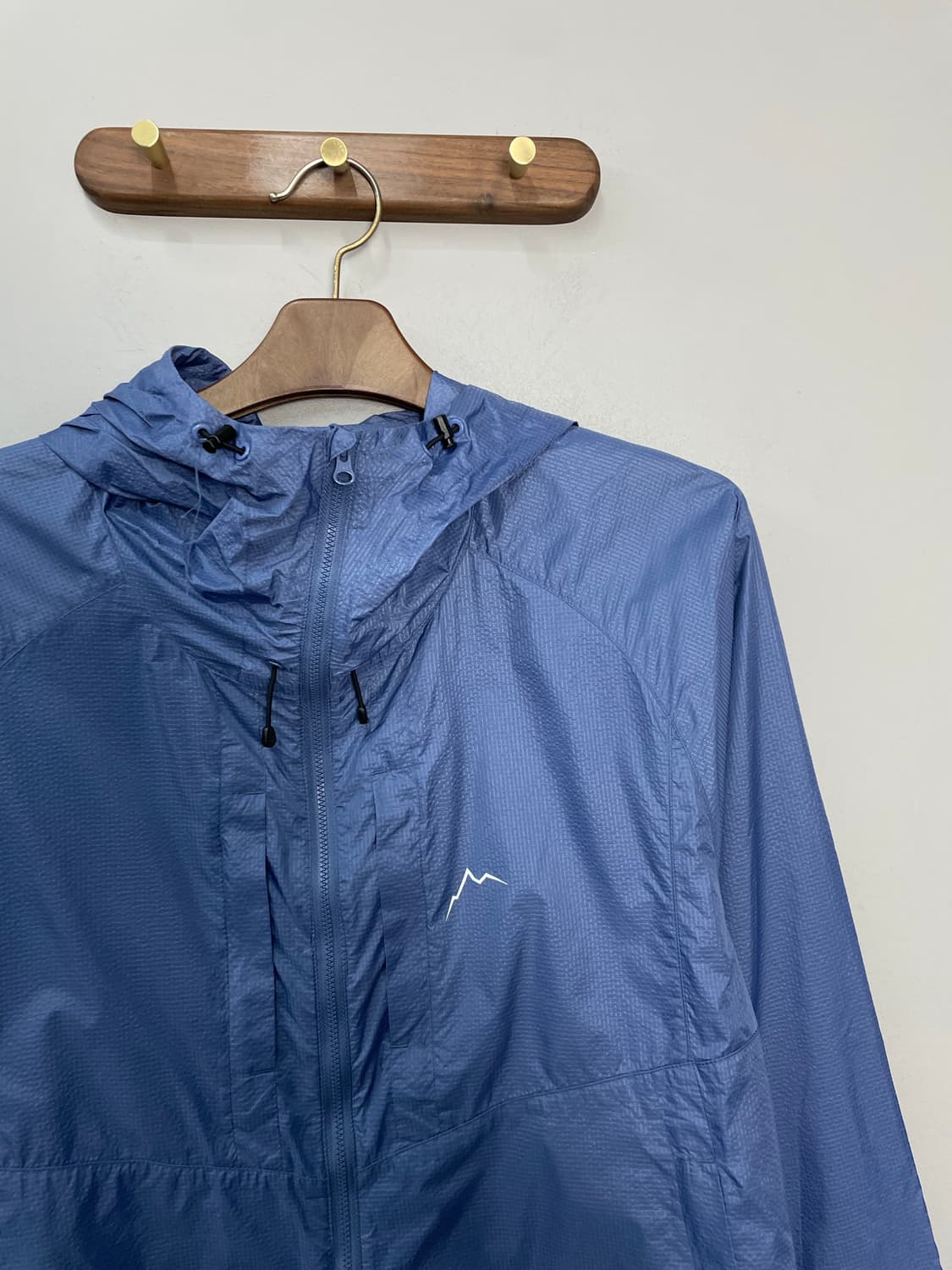 케일 립스탑 나일론 블루 바람막이 자켓 H2184 상품이미지3