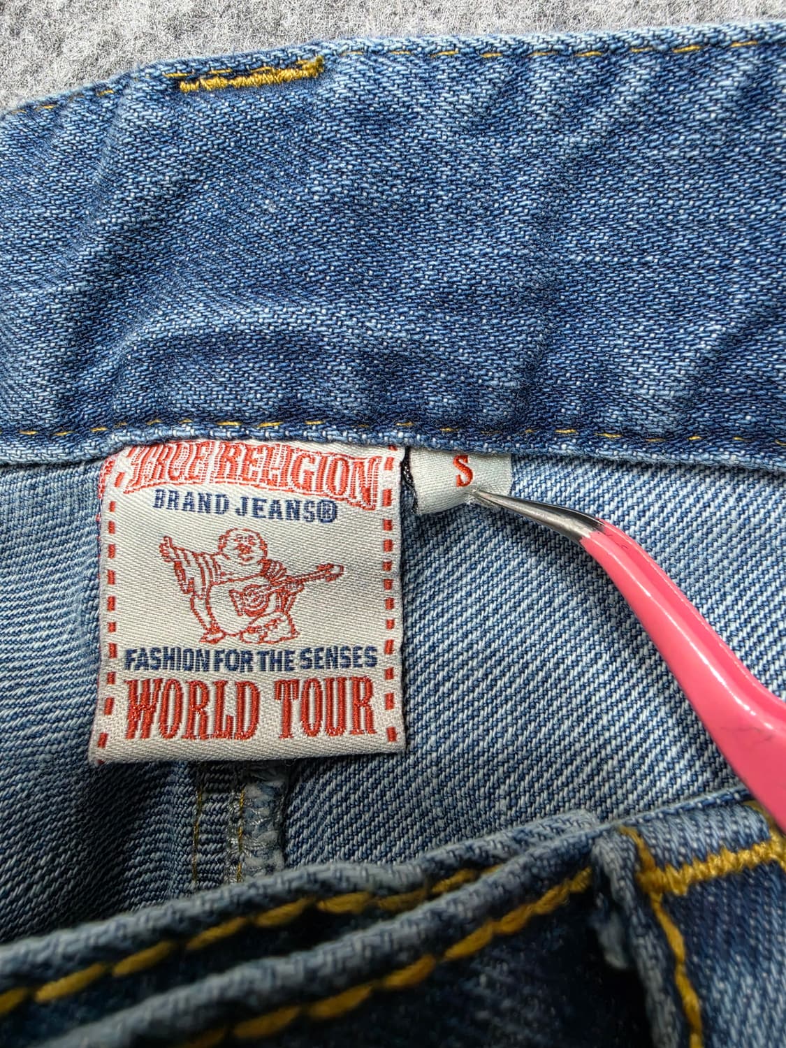 트루릴리젼 세이프티 데님팬츠 청바지 S 상품이미지6