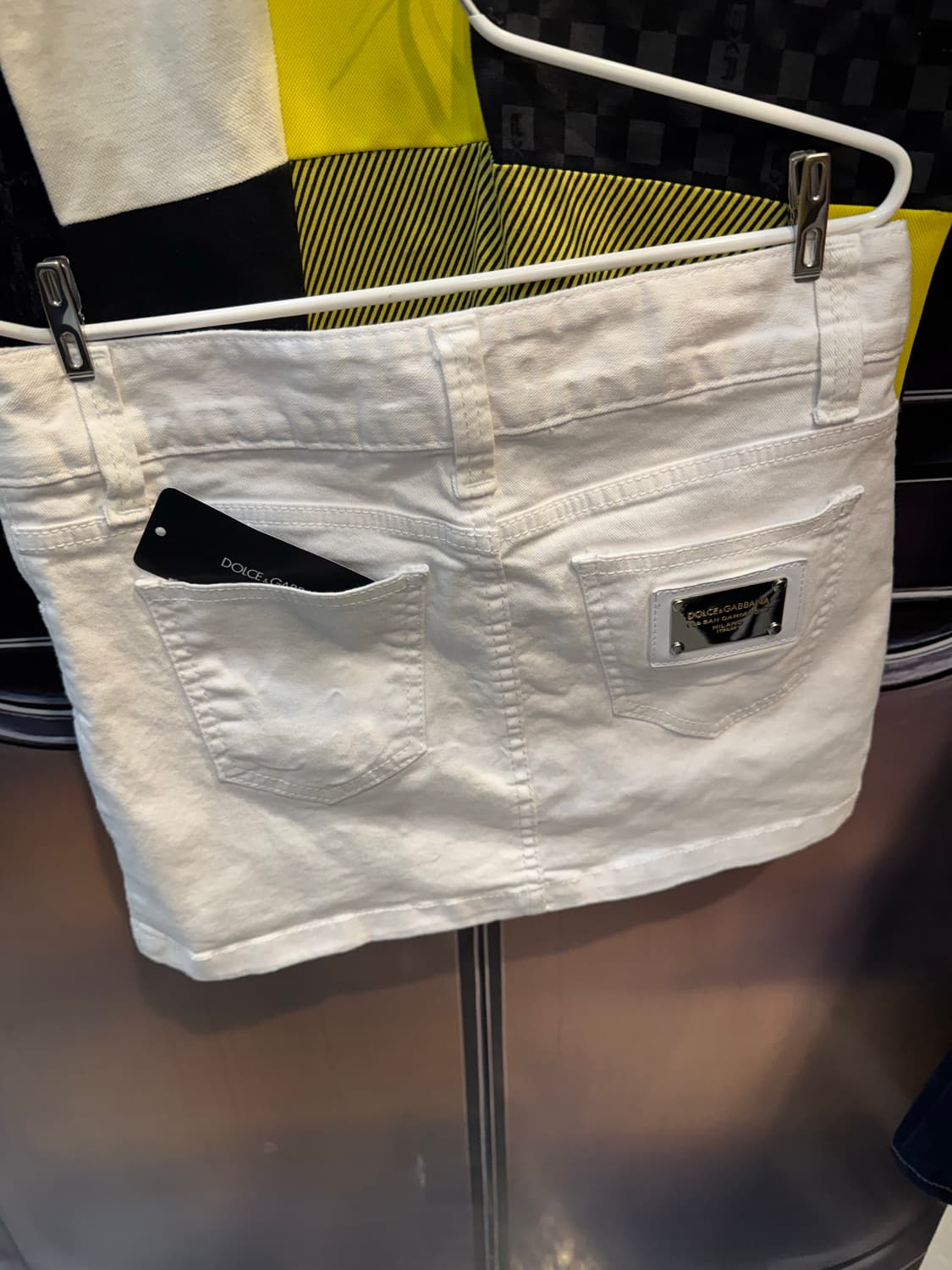 Dolce & Gabbana 돌체앤가바나 화이트 데님 미니스커트 상품이미지7
