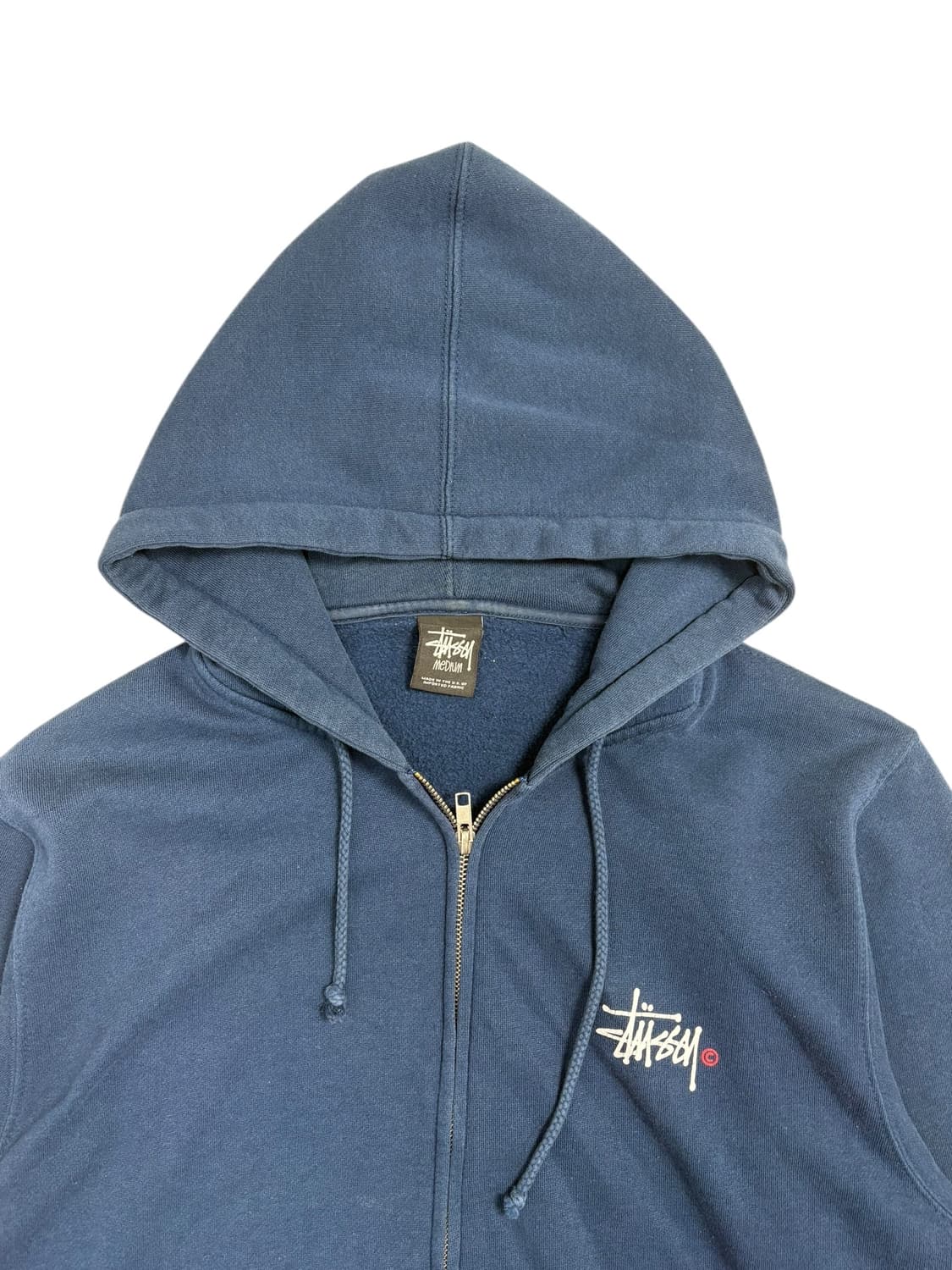 스투시 후드집업 네이비 상품이미지5