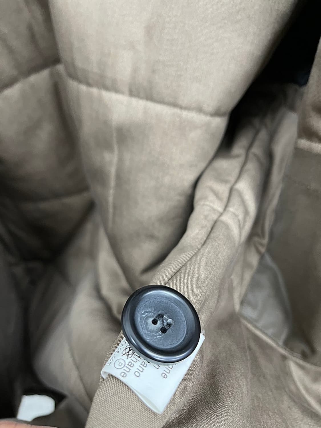 95-100)이스트하버서플러스 이태리 왁스 야상코트 상품이미지7