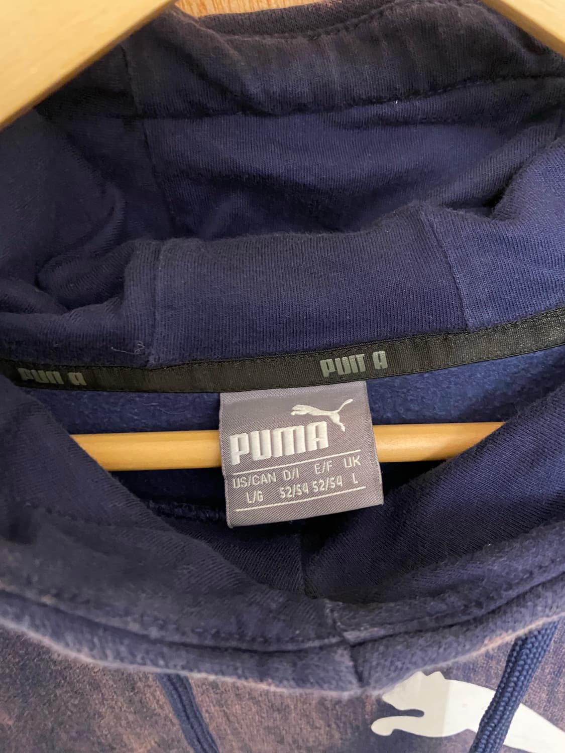 PUMA bleach washed hood t-shirts 디지털 프린팅 상품이미지7
