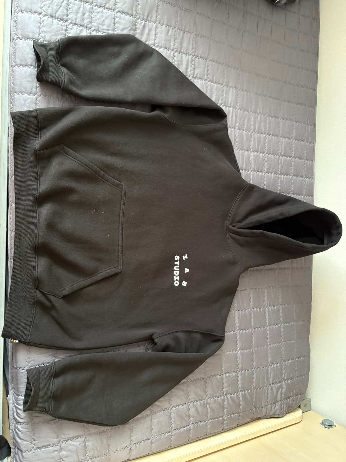 IAB STUDIO 기모 후드티 검정 XL 상품이미지1