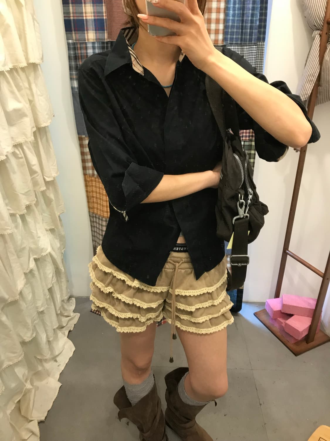버버리 블랙 셔츠  상품이미지2