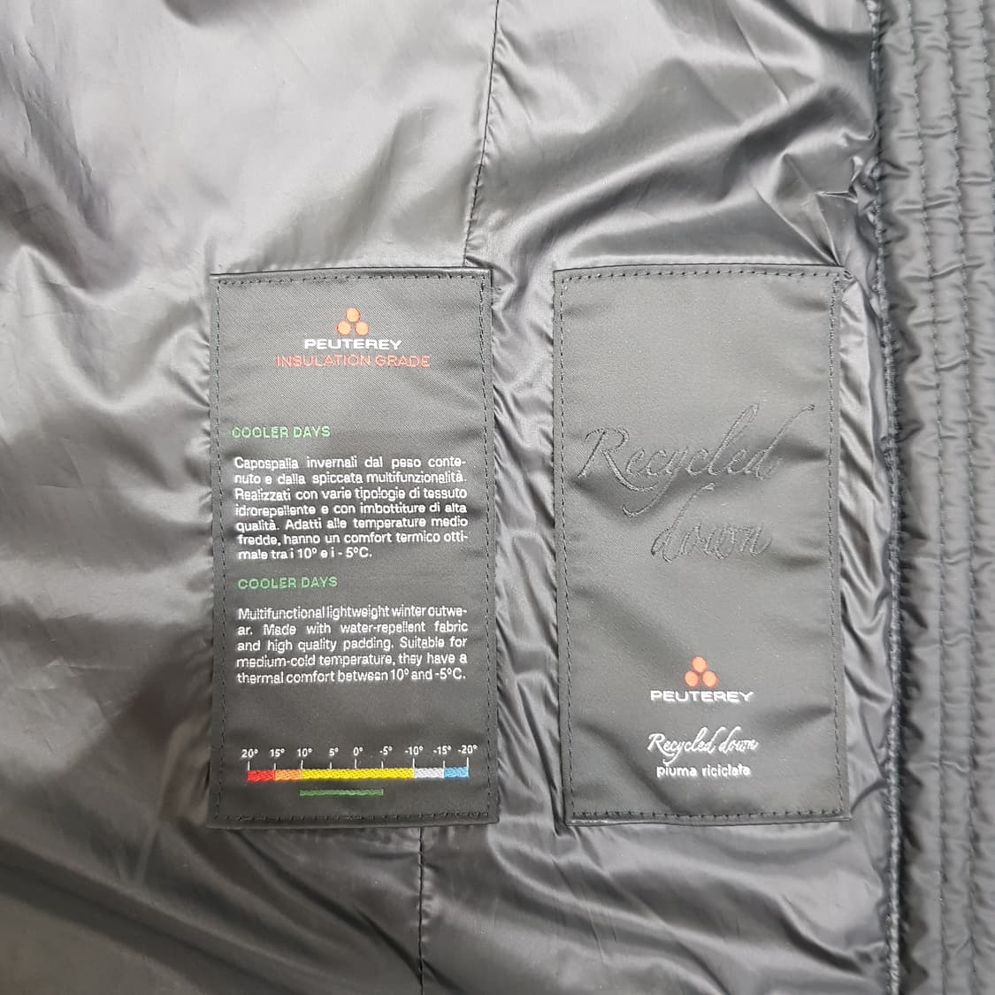 페트레이 PEUTEREY 구스다운 경량 패딩 베스트 it 40사이즈 상품이미지7