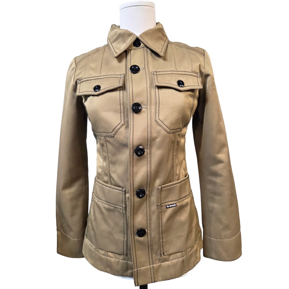 G-STAR RAW 카키색 여성 자켓(XXS/XS) 상품이미지1