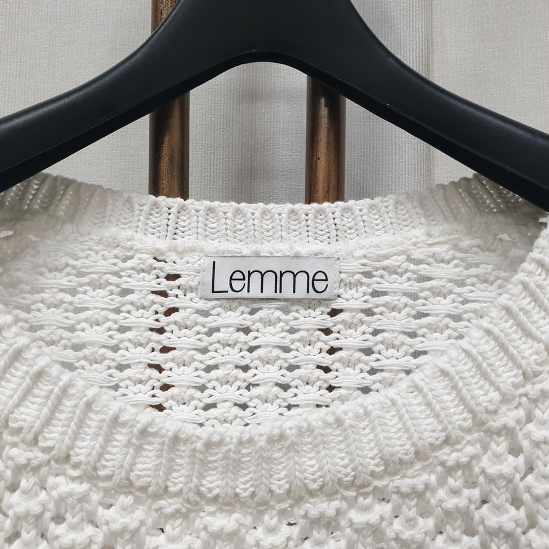 레미 lemme 코튼 네트 니트 F  상품이미지3