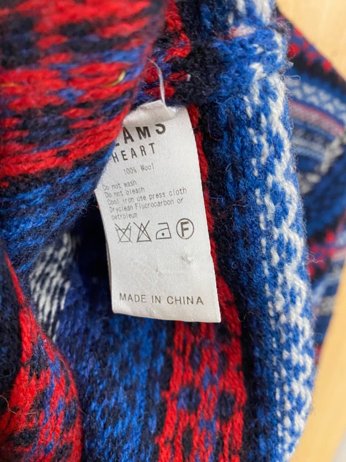 BEAMS fair isle knit 빔즈 페어아일 니트 상품이미지8