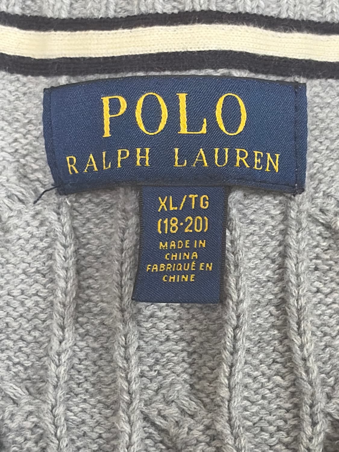 폴로 니트 조끼 상품이미지2