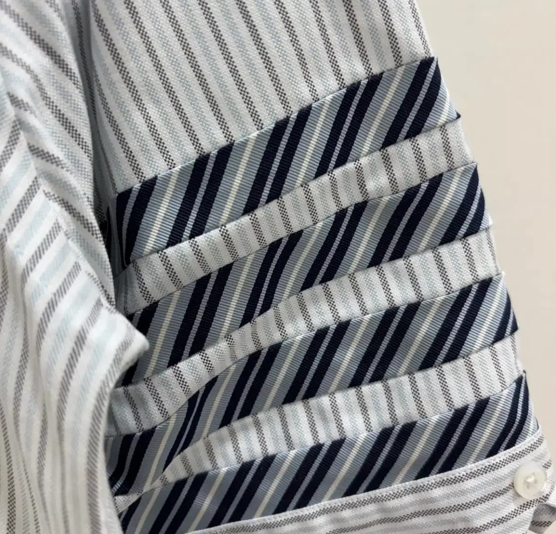 [1]톰브라운 사선완장 스트라이프 반팔 셔츠 상품이미지2