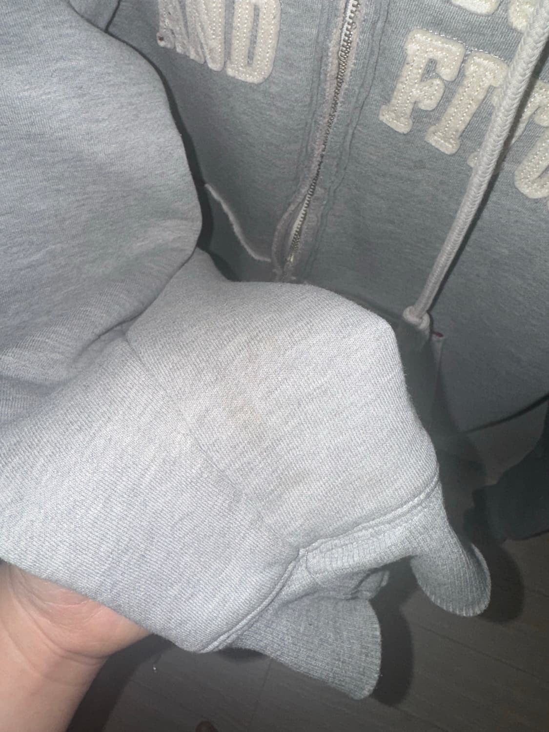 아베크롬비 그레이 후드집업 상품이미지2