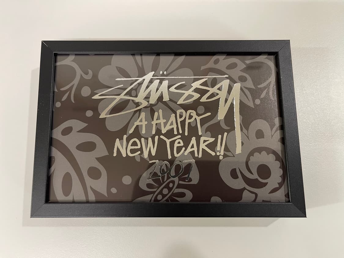 스투시 해피 뉴 이어 시즌 한정판 아트 포토 2007 STUSSY 상품이미지1