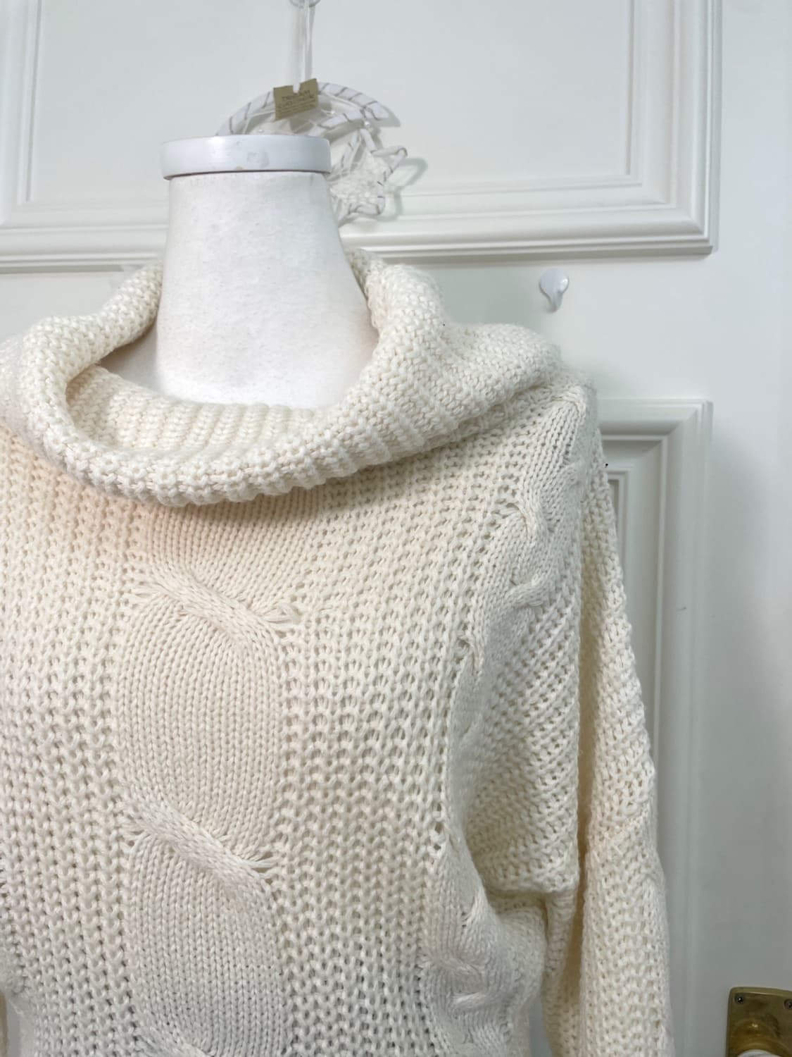 ivory twist turtle-neck sweater top 상품이미지8