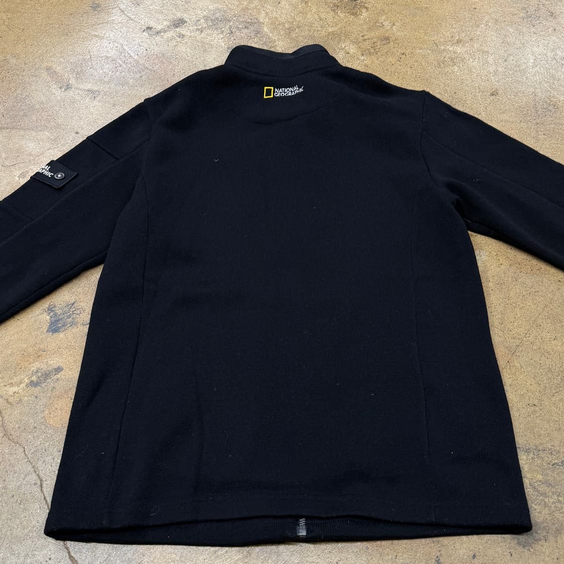 [정품/L] 내셔널지오그래픽 블랙 집업 자켓 b18 상품이미지4
