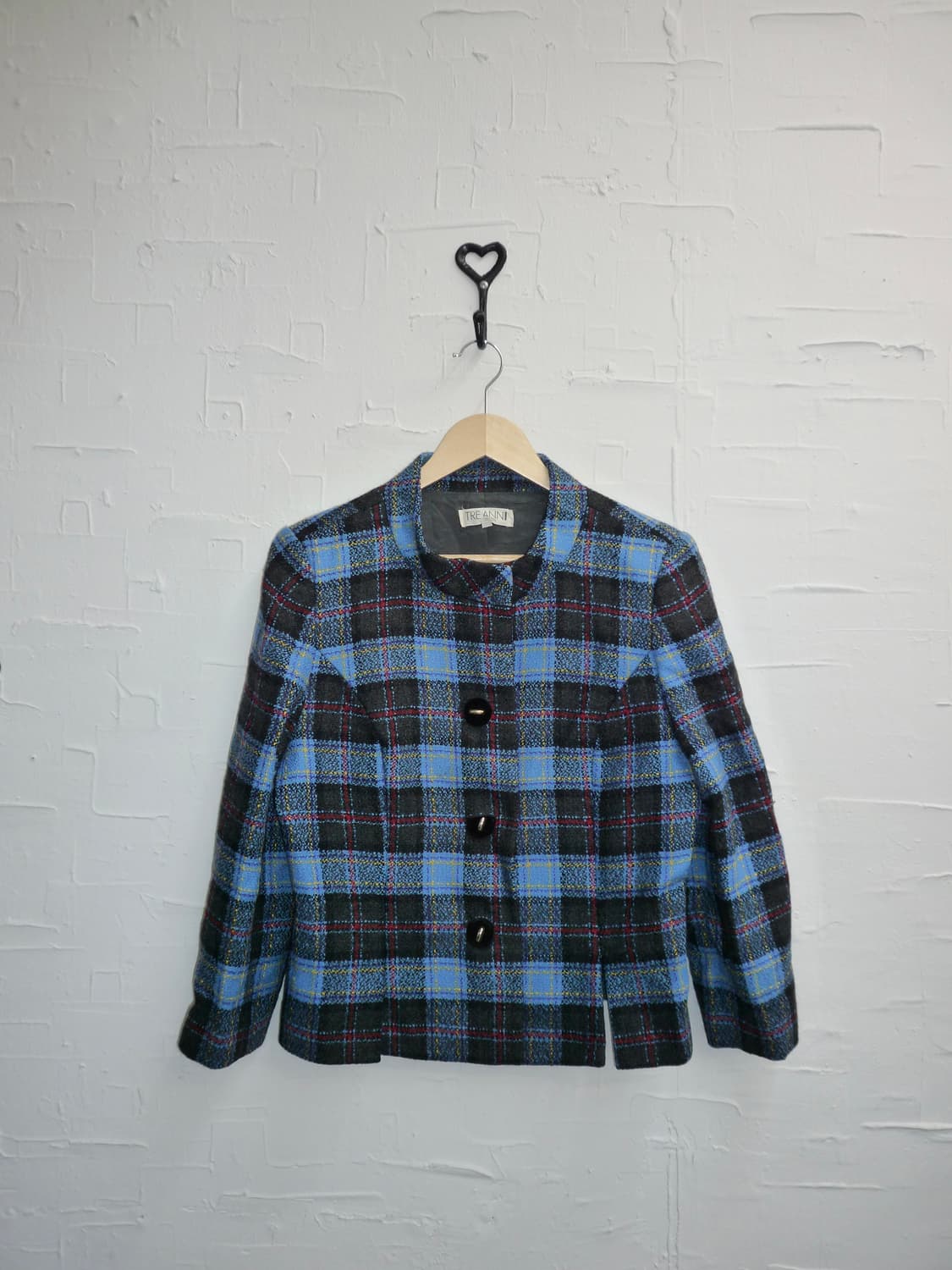 Blue check tweed jacket 상품이미지5