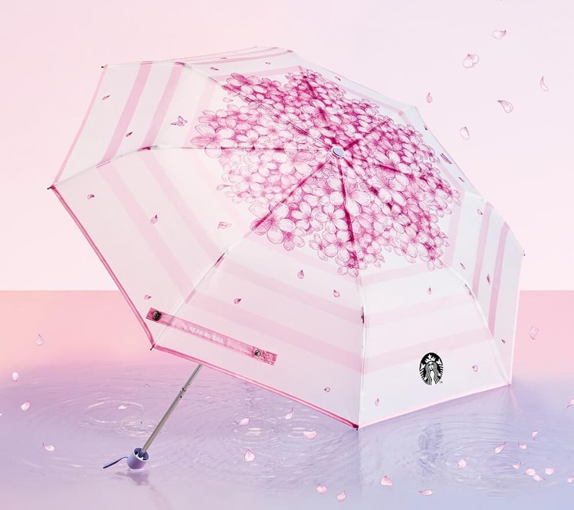 스타벅스 벚꽃 우산 상품이미지2