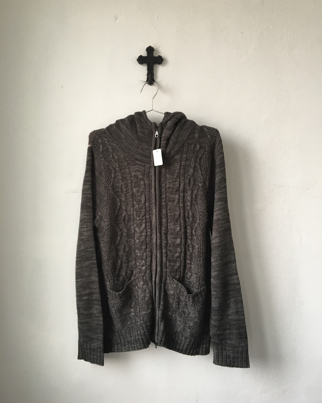 In the attic knit hood zip up 상품이미지2