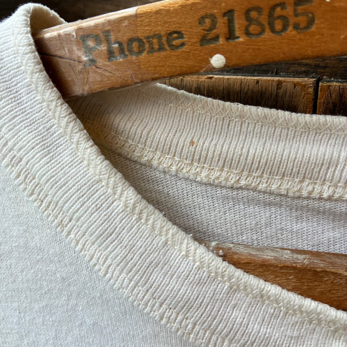 90's Vintage Henley Tee Made in U.S.A. 상품이미지7
