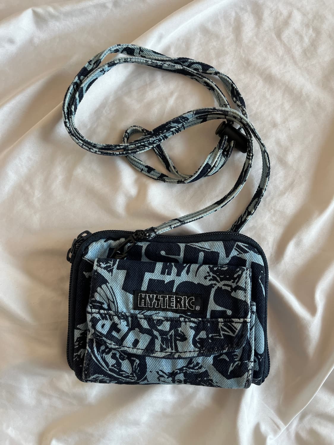 히스테릭 글래머 아카이브 히스걸 데님 크로스백 월렛백 스트링 미니백 상품이미지1