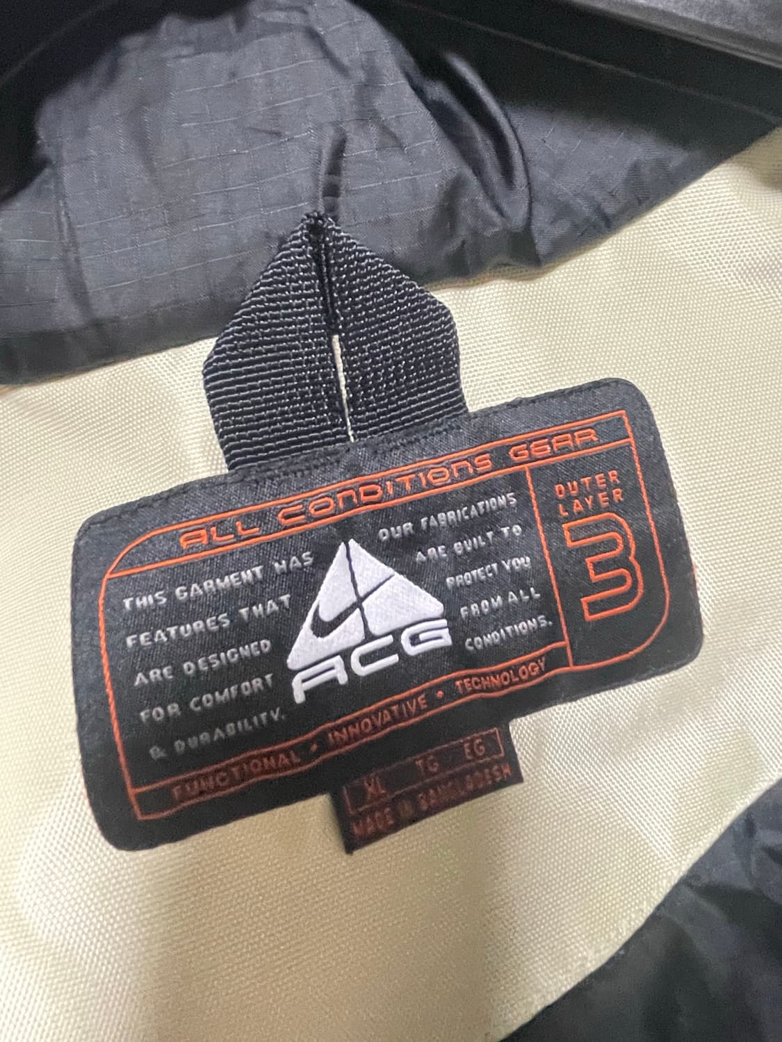 나이키 acg 90s 스노보드 라인 아노락 판매합니다  상품이미지4