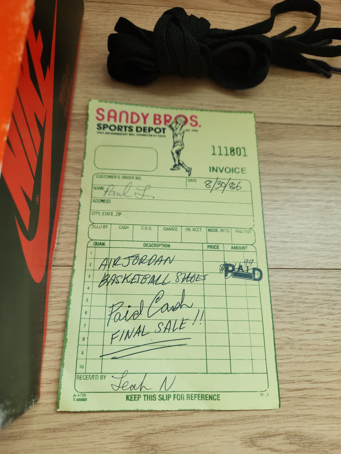 조던 1 레트로 하이 OG 시카고 로스트 앤 파운드 상품이미지7