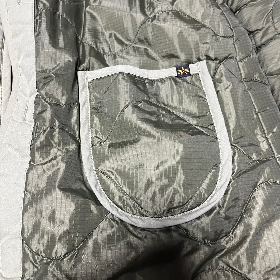 알파인더스트리 빔즈보이 콜라보 리버시블 보아 퀄팅 M65 롱라이너자켓 양 상품이미지2