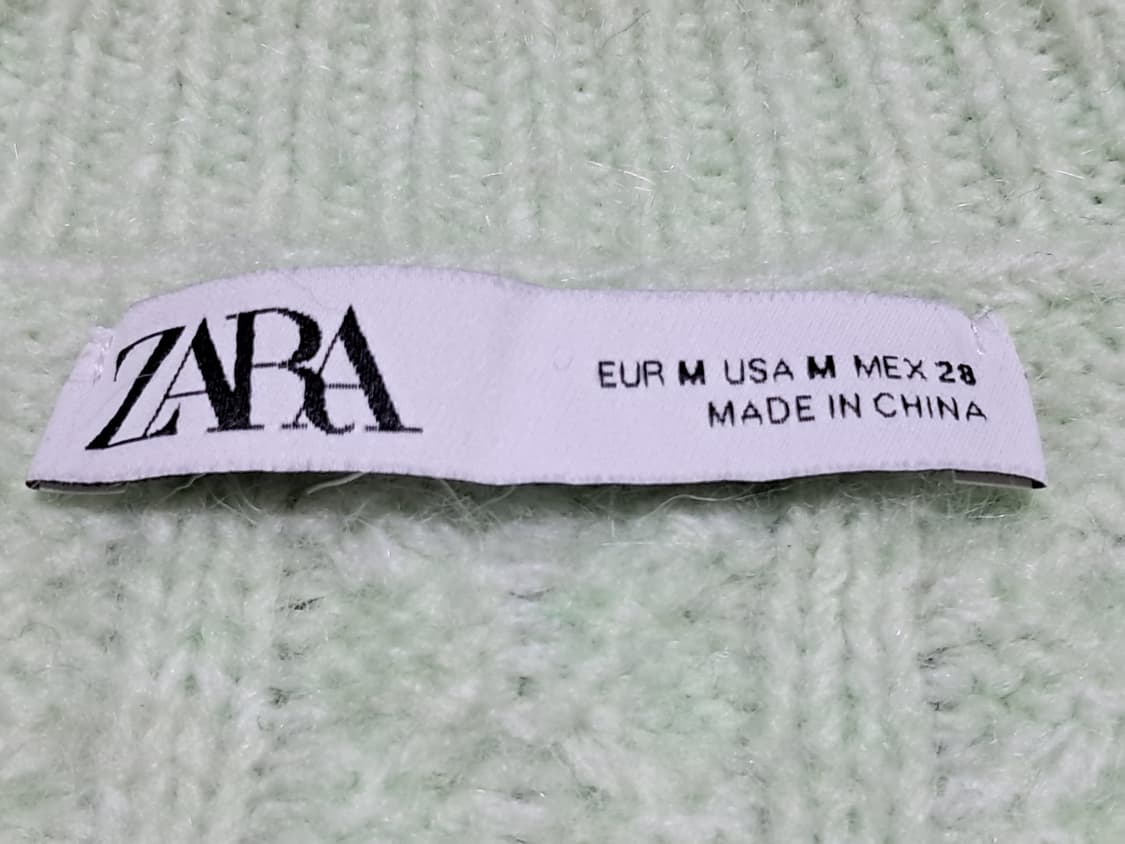 자라 꽈배기 니트 스웨터 M 상품이미지6