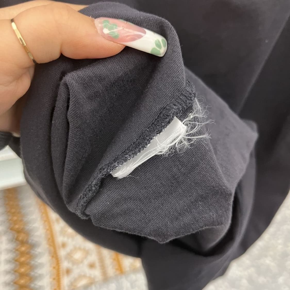 가니 빈티지 스트릿 키치 스마일리 반팔티 90 C11292 상품이미지6