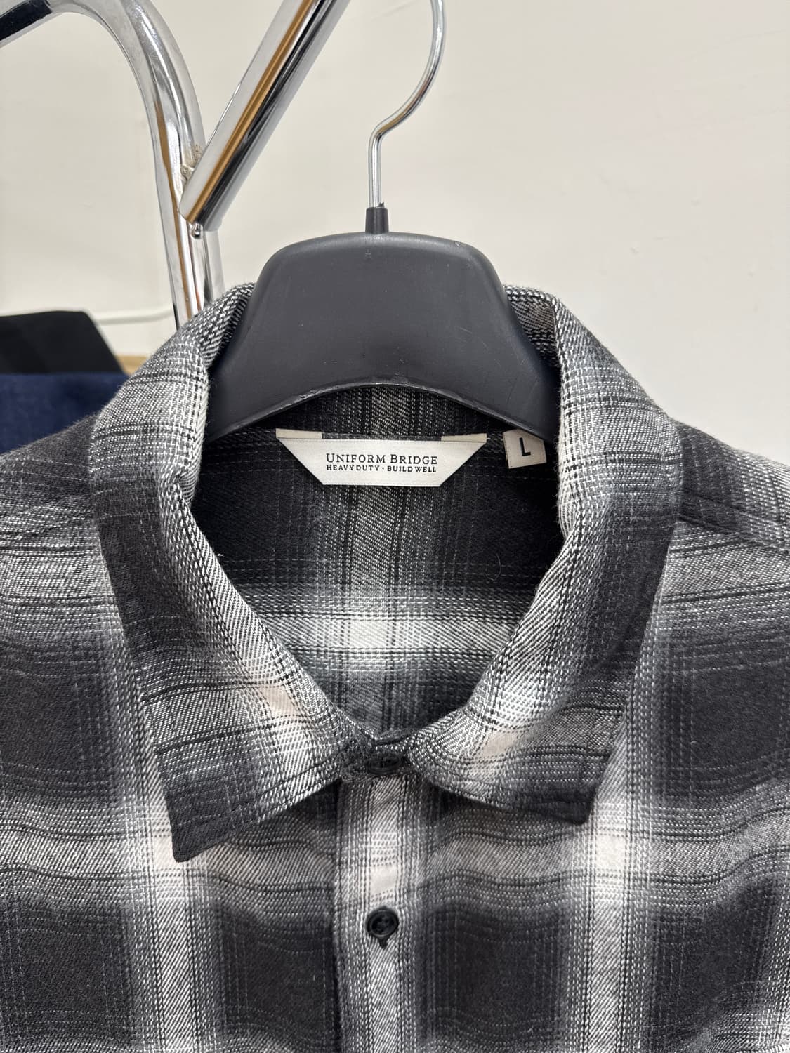 유니폼브릿지 포켓 체크 셔츠 L 상품이미지2
