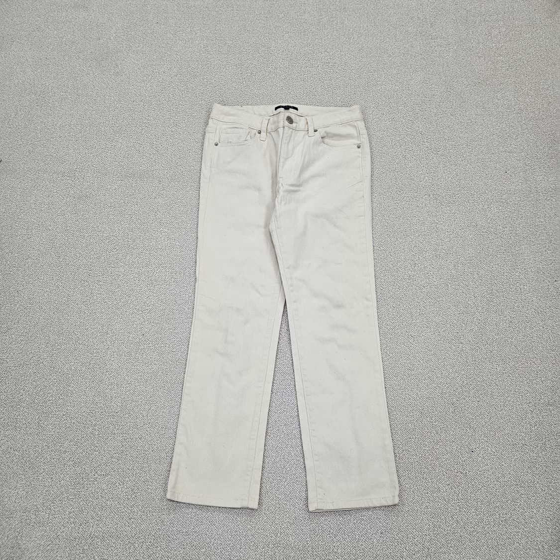 [28] 게스 아이보리 부츠컷 데님 면 팬츠 바지 1210J1 상품이미지1