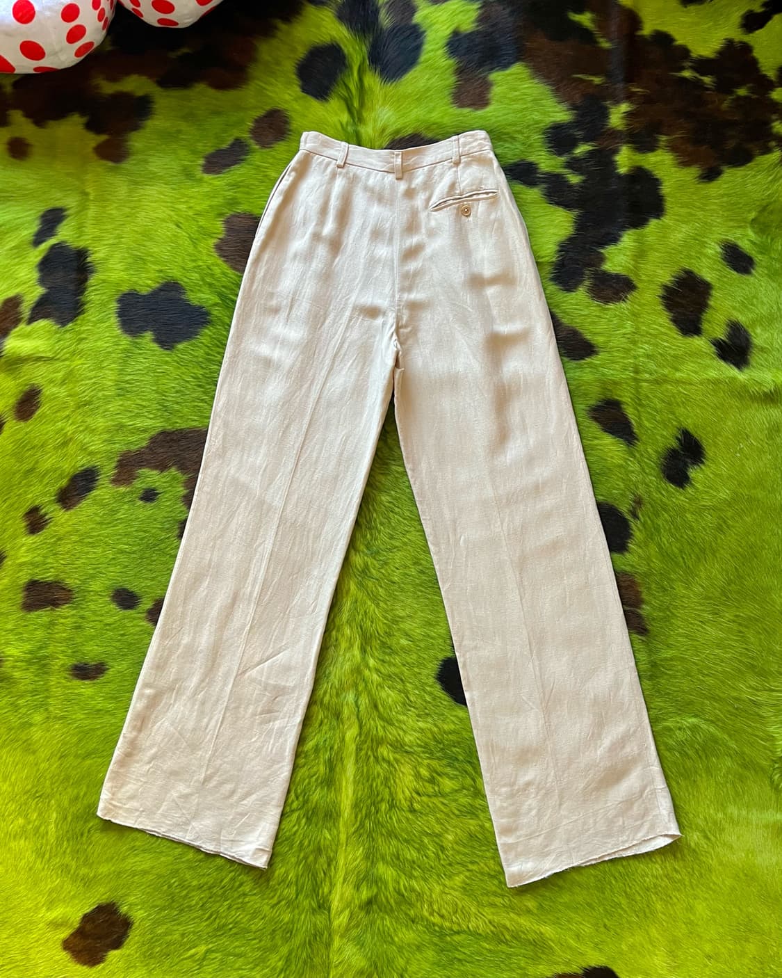 90-00s Ralph Lauren One-Tuck Linen Pants 상품이미지9