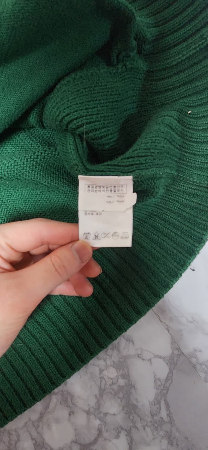 폴로 랄프로렌 빅포니 딥그린 런던 니트 집업 자켓 상품이미지8