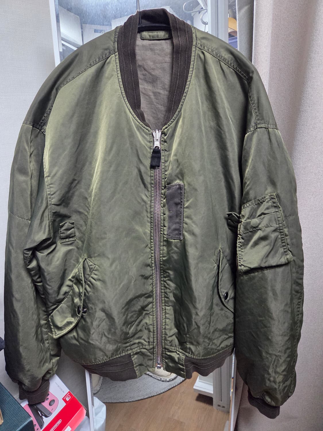 폴리테루 리버시블 ma-1 3사이즈 상품이미지1