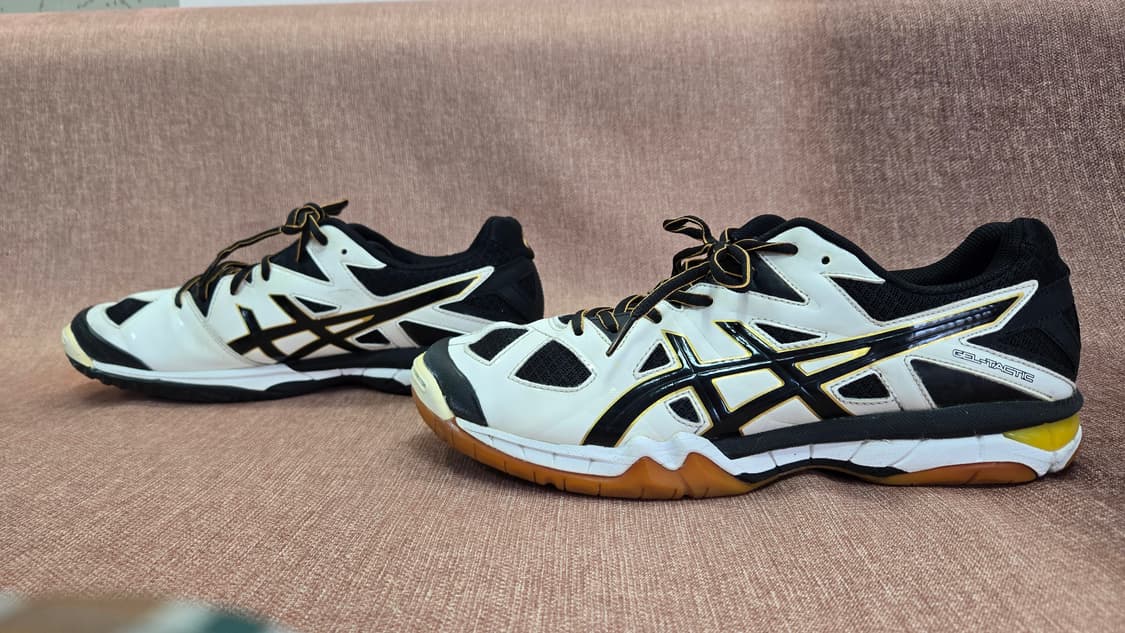 아식스  275mm- 겔 택틱 B504N 배드민턴화  탁구화 인도어 상품이미지4