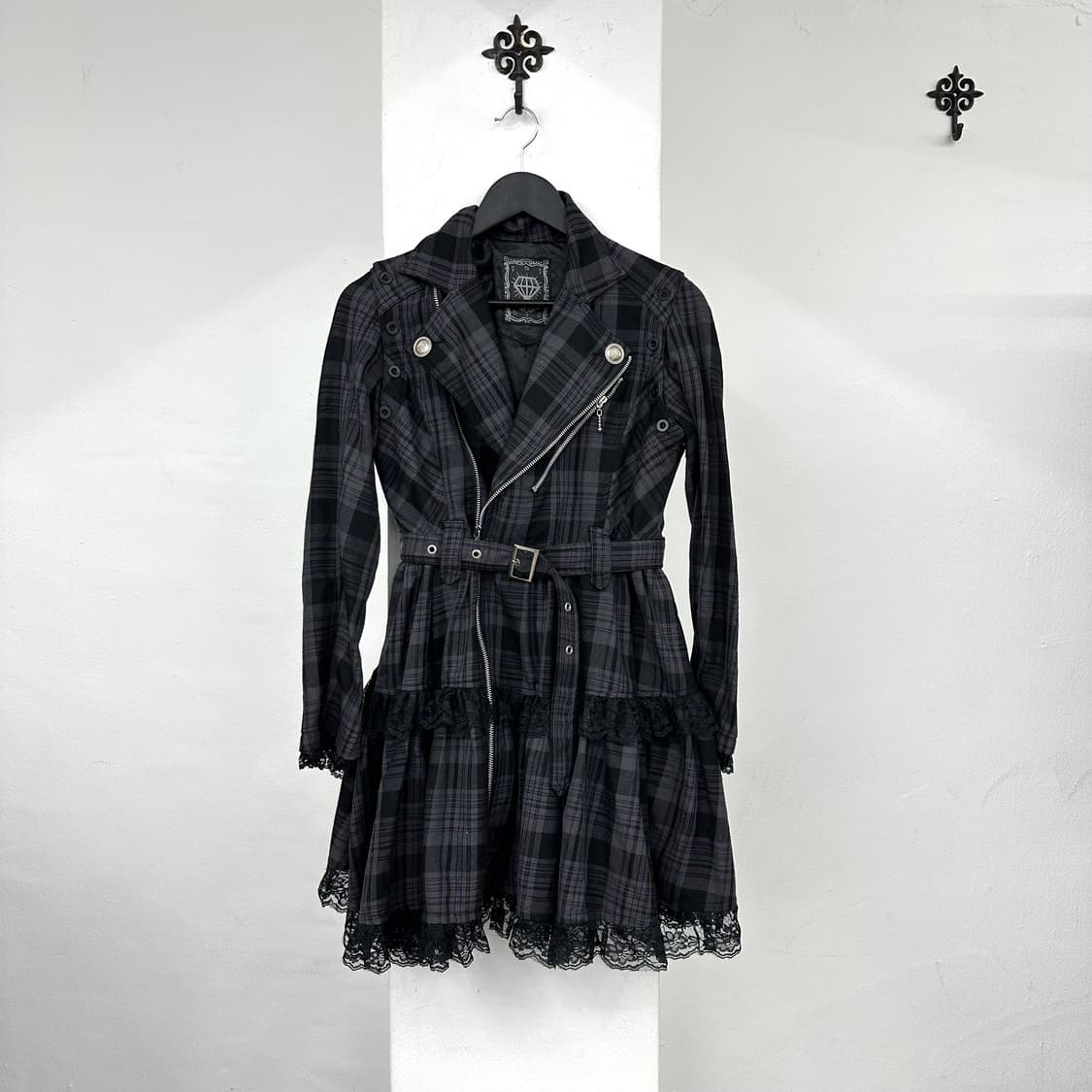Alogonquins tartan lace dress 상품이미지1