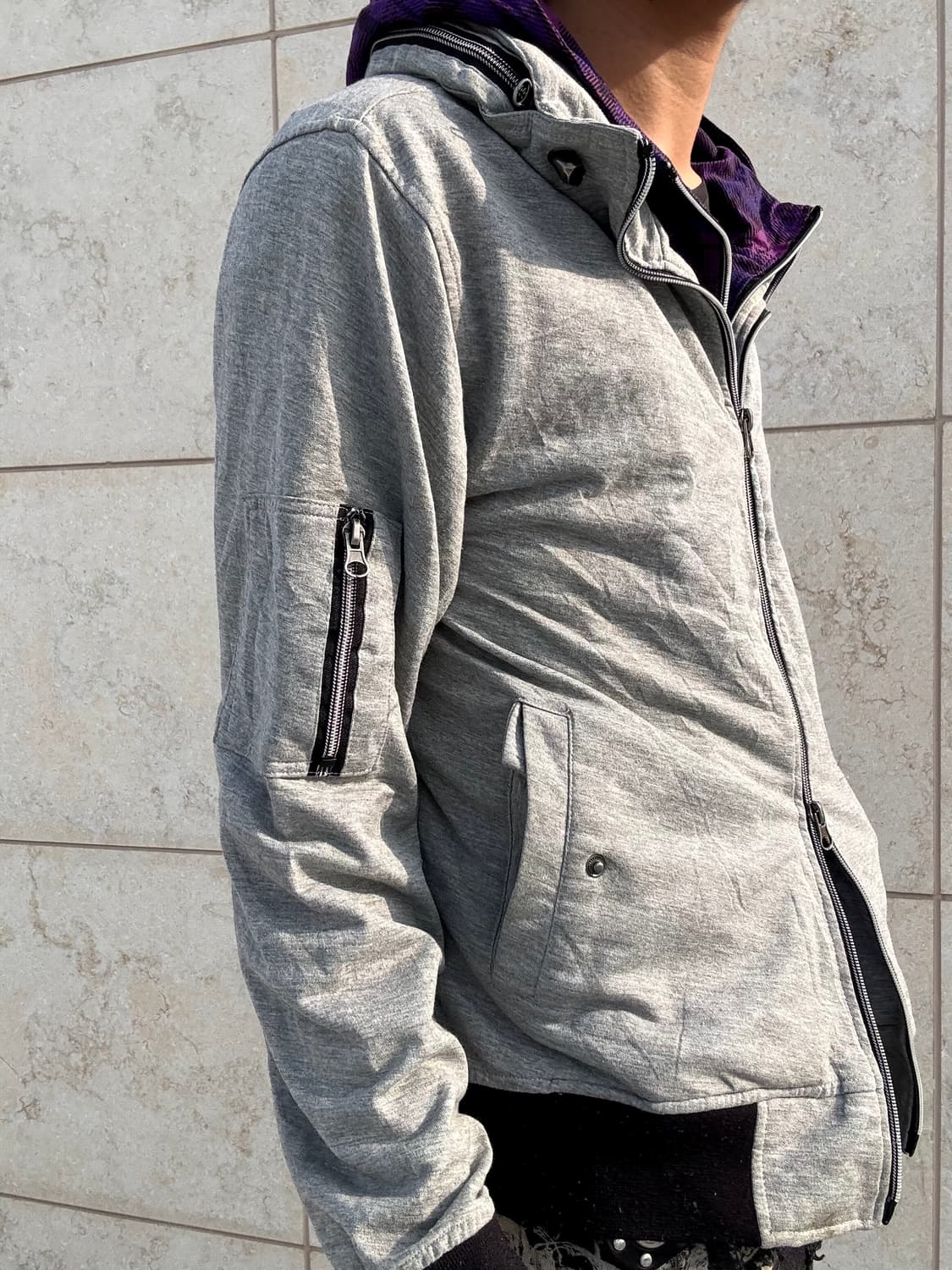 “Beaumont Carr” Y2K Purple Check Layered 상품이미지8