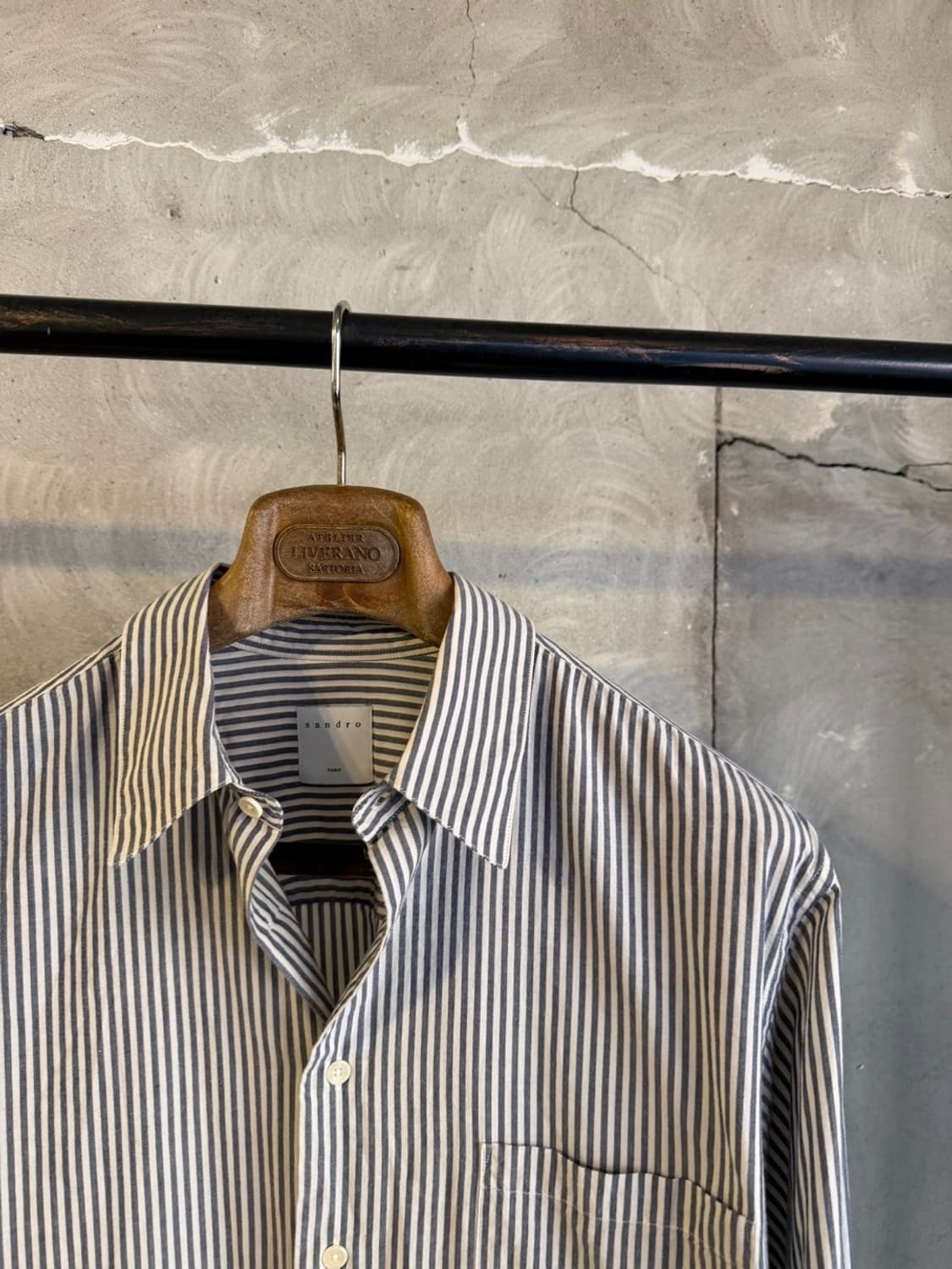 산드로 스트라이프 셔츠 100~103 상품이미지7